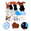 2 Sets Felt Animal Sewing Kit Interactive Diy Crafts 11