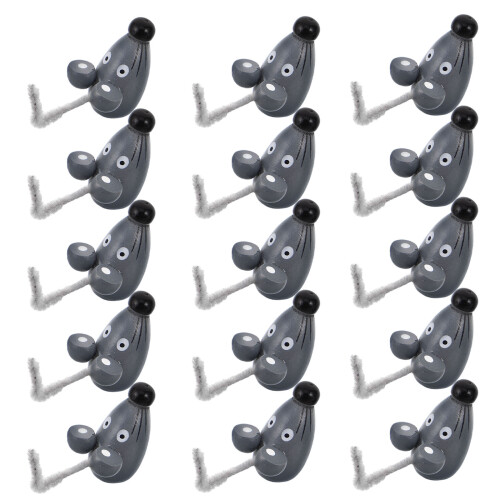 15 Unidades Little Mouse Figurinhas Para Crianças