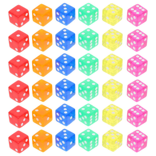 36Pcs Acrylic Set For Board Games And Math Teaching