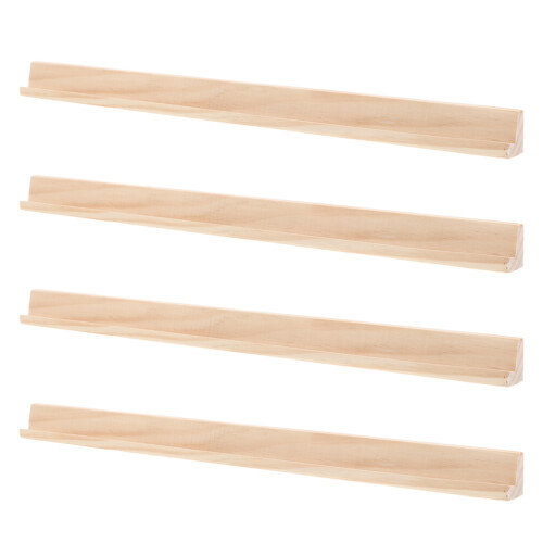4 Vassoi In Legno Per Domino 36 Cm