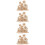 4 Set Puzzle 3D In Legno Da Assemblare Educativo Per Bambini 10