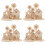 4 Set Puzzle 3D In Legno Da Assemblare Educativo Per Bambini 7
