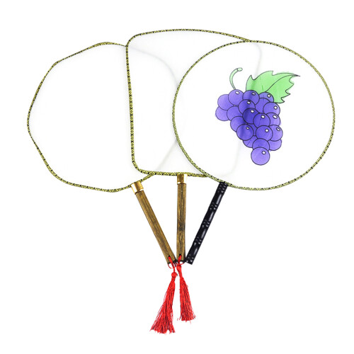3Pcs Leque Para Crianças, -Cabeça , Pintura DIY 2