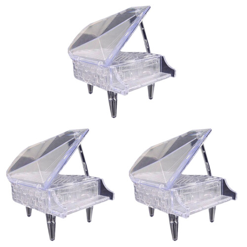 3Pcs -Cabeça 3D De Piano , Educativo E Manual 1
