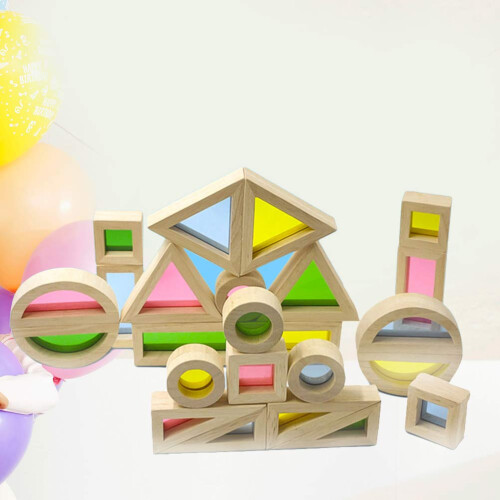 24Pcs Blocos De Construção Acrílica Para Bebês 1