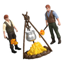2 Sztuki Miniaturowe Scen Kampingowych Z żywicy
