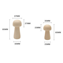 20 Sztuk Ręcznie Wykonane Zabawki Grzyba Z 65 Mm Dzieci