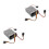 2Pcs Controladora 12V/24V/36V 40A Motor Eletrônico Alta 3