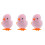 9 Pcs Plush Clockwork Chicks Walking Wind-Up Toys 6