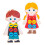 2Pcs Brinquedos Amarrar Roupas Bonecas Encaixe Educativos 10