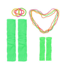 Collana Braccialetti Sfoderati Rete Polsini Anni 80