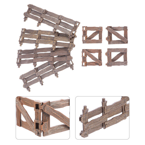 1 Conjunto/8 Peças Miniaturas Para De E Paisagem 2