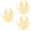 3Pcs Caranguejo Simulado Animal Decoração 8
