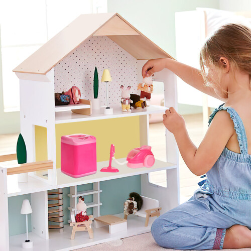 Conjunto Mini Aspirador Brinquedo Eletrodoméstico 2