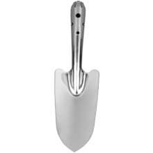 Pá de jardim compacta e leve, com design resistente a dobras, ideal para jardinagem interna e externa. Ferramenta manual em aço inoxidável à