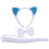 Conjunto De Orelhas De Para Cosplay Com E Cauda 3