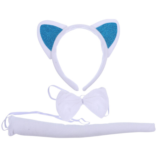 Conjunto De Orelhas De Para Cosplay Com E Cauda 2