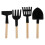 4Pcs Miniaturas De Ferramentas De Jardinagem Rastelo E 10