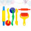 21Pcs Diy Color Mud Plasticine Mould Set With Extruder Tools 8