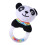 Plush Cartoon Panda Scarf Hand Stick Baby With Teether Ring 10