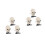 6 Pcs Halloween Clockwork Toy Set Puzzle With Spring Skull Doll 8
