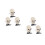 6 Pcs Halloween Clockwork Toy Set Puzzle With Spring Skull Doll 7