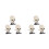 6 Pcs Halloween Clockwork Toy Set Puzzle With Spring Skull Doll 5