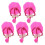 5 Burattini A Corda Peluche Struzzo Rosa Per Bambini 6