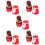 5 Sets Christmas Theme 5-Layer Wooden Nesting Dolls Gifts 10