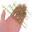 50 Pezzi Miniatura in Bamboo Verde per Paesaggio 4