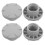 12 Pcs Children Slide Screw Caps 3cm Inner Diameter Plastic Covers 1