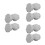 12 Pcs Children Slide Screw Caps 3cm Inner Diameter Plastic Covers 8