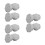 12 Pcs Children Slide Screw Caps 3cm Inner Diameter Plastic Covers 6