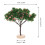 4 Unidades Mini Árvore Simulada Miniatura Decoração 2