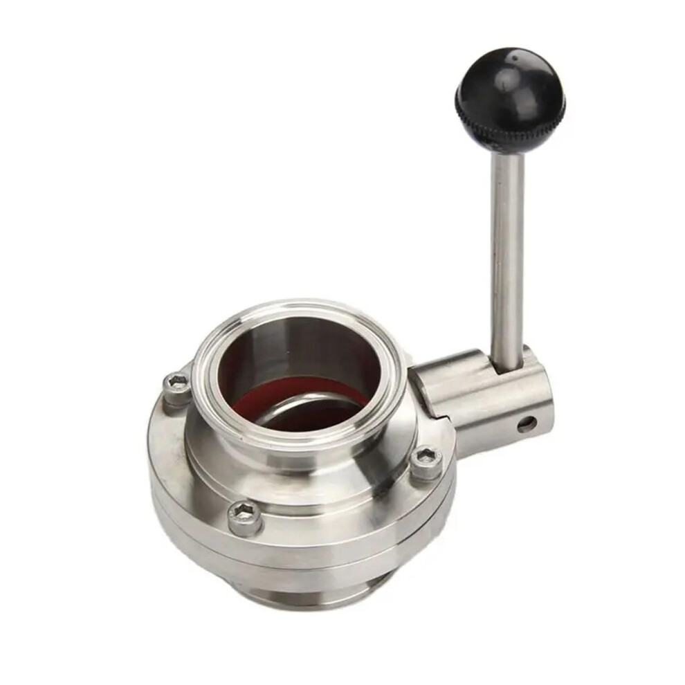 2'' Stainless Steel Tri Clamp Valve Ferrule Od 64Mm Pull Handle 2 Inch Sanitary Fittings 9105992615636