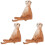 3Pcs Plástico Animal Simulado Educativo 4