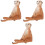 3Pcs Plástico Animal Simulado Educativo 5