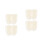 4 Dente Da Coniglio In Resina Per Cosplay All'ingrosso 6
