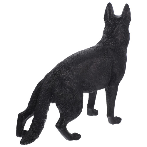 2 Unidades Cachorro Estátua Cão Pastor 2