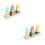 2 Set Torre Impilabile Bambini con e Stacker 4