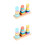 2 Set Torre Impilabile Bambini con e Stacker 7