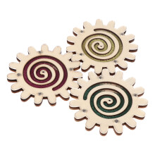 3 Chips Legno Da Te Con Graffiti Per Bambini