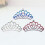 3Pcs Acessório Coroa Tiara Moda para Aniversário 6