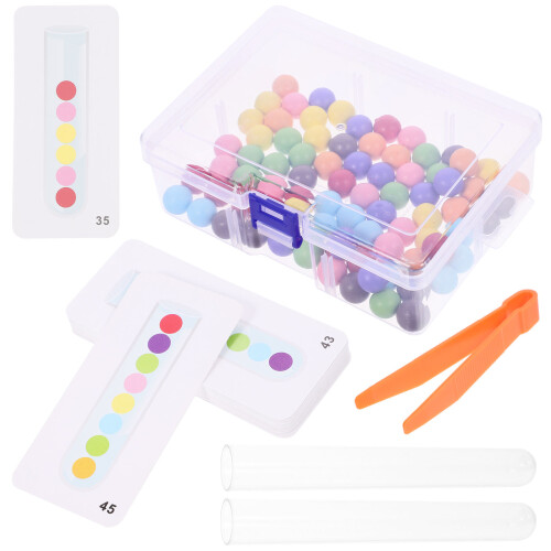 4 Conjuntos De Brinquedo Montessori Com Coloridas 1