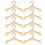 20 Unidades Mini Cabides De 4,5 Cm Para Roupas De Bonecas 1