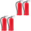 4 Mini Extintores Simulados Brinquedo Para De Bonecas Rc 5