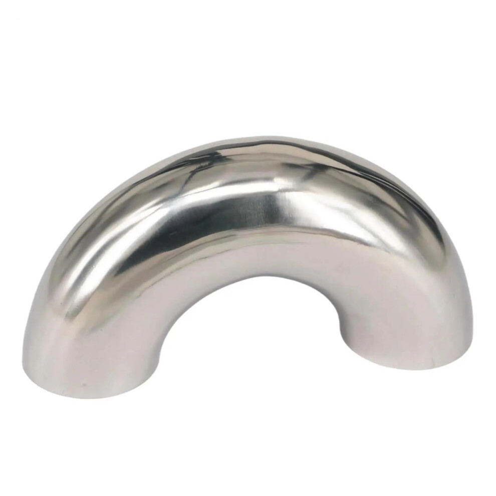 19Mm O/D 304 Stainless Steel Weld 180 Degree Elbow Pipe Fitting Metric Outer Diameter Compatible Tubing 9067246143565
