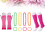 Neon Colar Pulseira Sem Manga 80 8