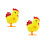 2Pcs Wind Up Jumping Chicken Plush Toy For Easter Egg Hunt And Party 4