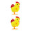 2Pcs Wind Up Jumping Chicken Plush Toy For Easter Egg Hunt And Party 7